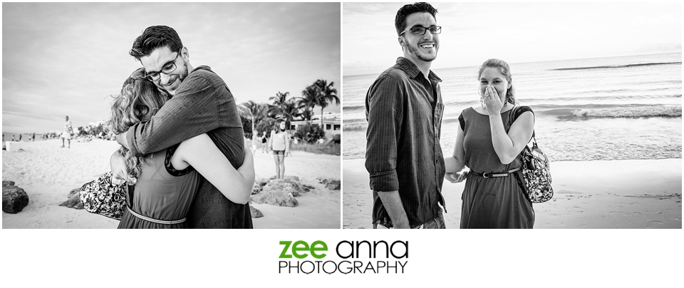 Naples wedding proposal at the Naples Beach & Golf Club Hotel by Zee Anna Photography