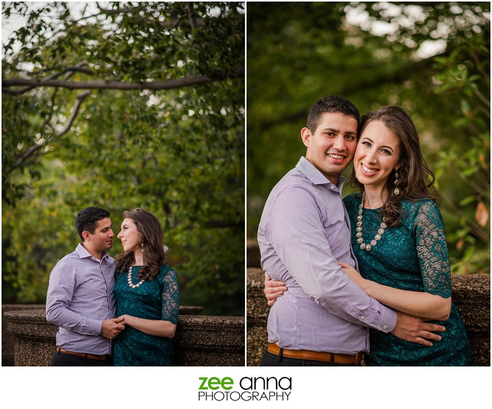Meridian Hill Park Couple's session by Zee Anna Photography