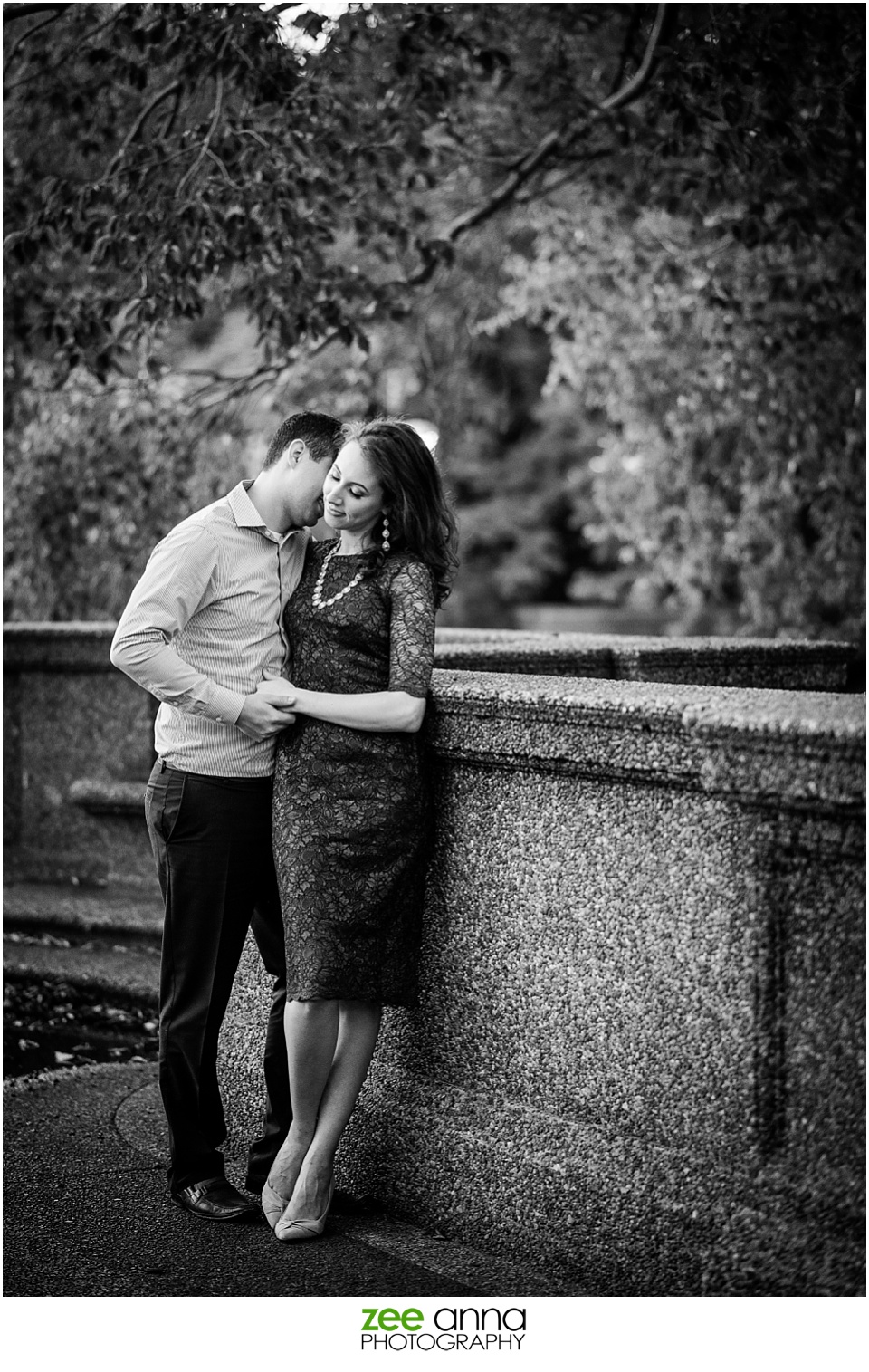 Meridian Hill Park couple's session by Zee Anna Photography