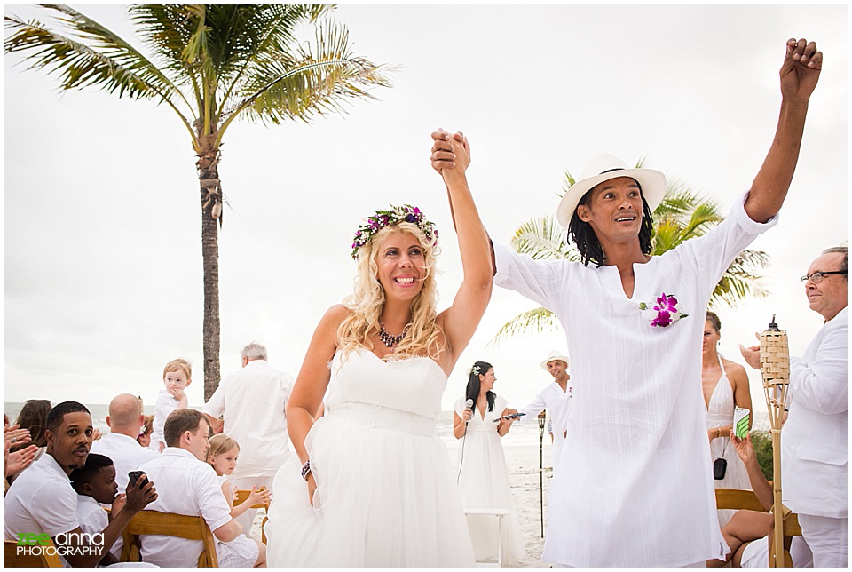 Fort Myers Beach Wedding at a Private Residence with Janemo and Janeen