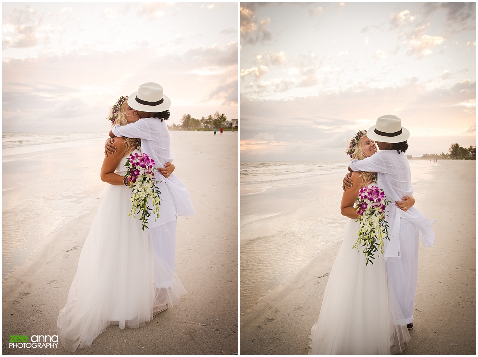 Fort Myers Beach Wedding at a Private Residence with Janemo and Janeen
