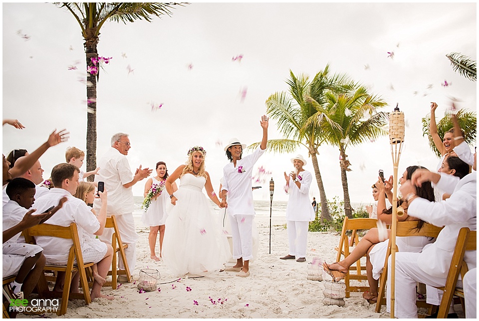 Fort Myers Beach Wedding at a Private Residence with Janemo and Janeen