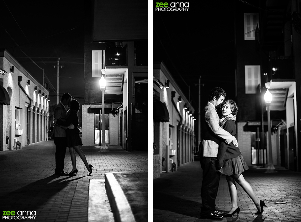 Film-Noir-Downtown-Fort-Myers-Couple-Photo-Shoot