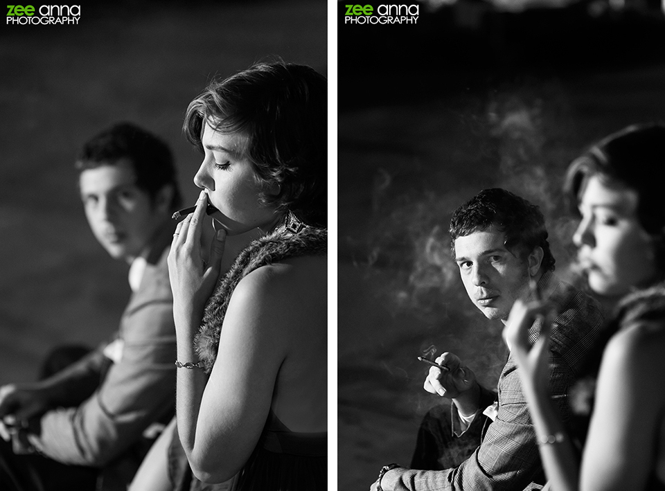 Film-Noir-Downtown-Fort-Myers-Couple-Photo-Shoot