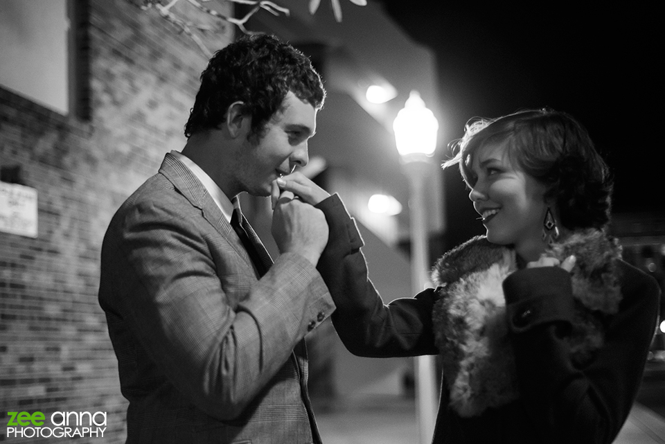 Film-Noir-Downtown-Fort-Myers-Couple-Photo-Shoot