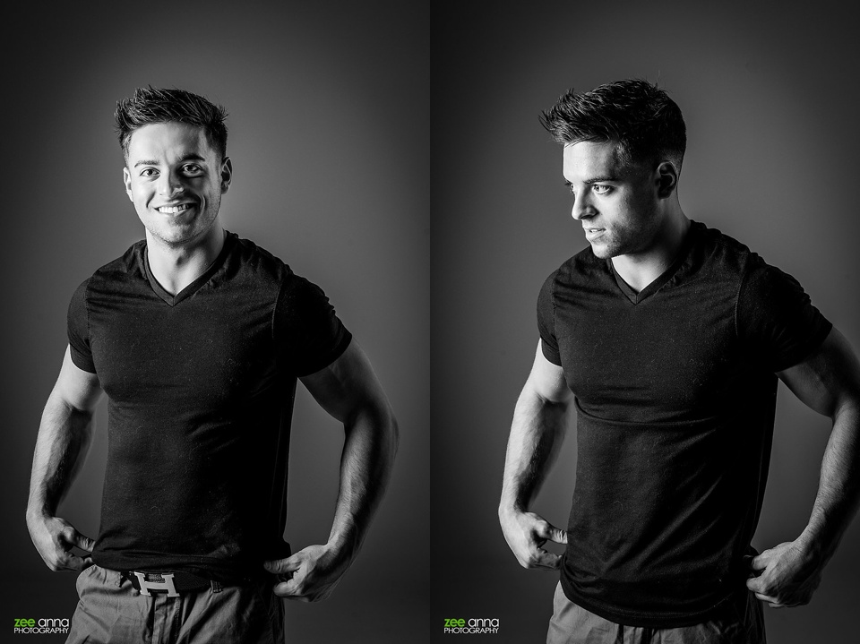 Studio portraits in Naples Florida with Ben Zuk by Zee Anna Photography