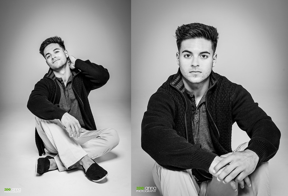 Studio portraits in Naples Florida with Ben Zuk by Zee Anna Photography