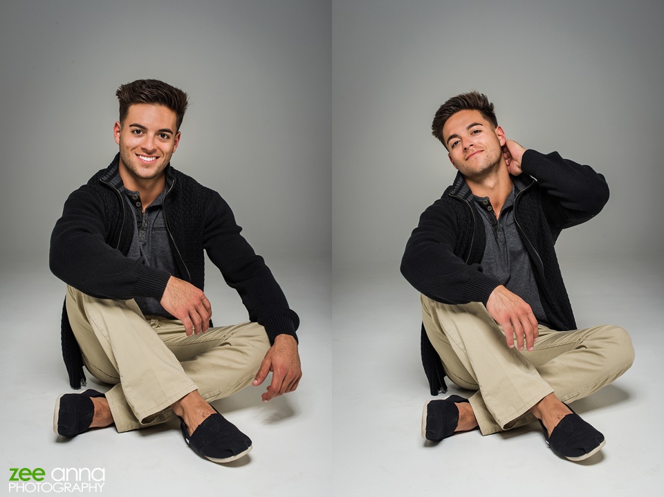 Studio portraits in Naples Florida with Ben Zuk by Zee Anna Photography