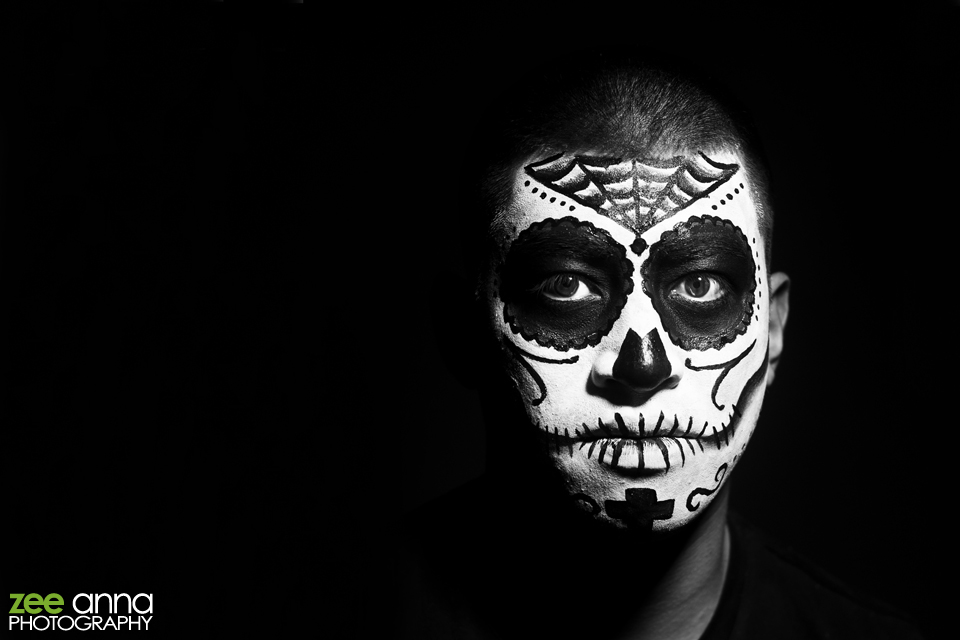 Male Day of the Dead Make Up