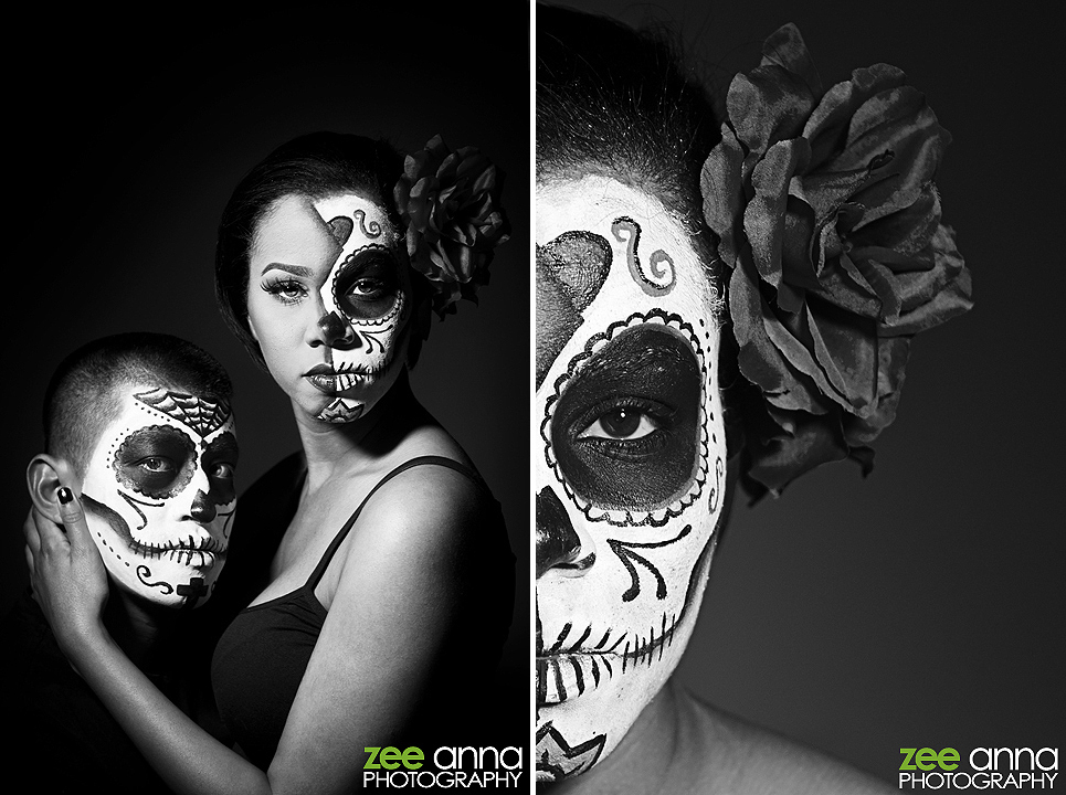 Female Day of Dead Sugar Skull Make Up