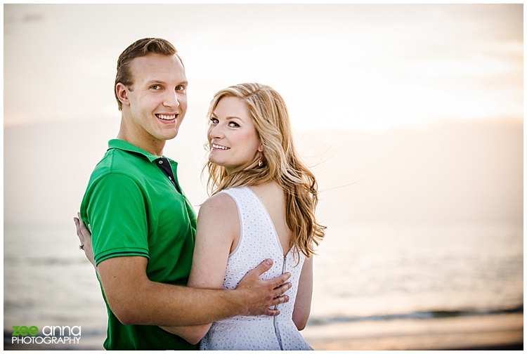 Naples Beach and garden engagement session by zee anna photography
