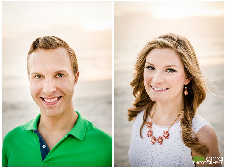 Naples Beach and garden engagement session by zee anna photography