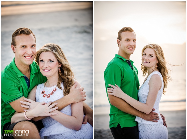 Naples Beach and garden engagement session by zee anna photography