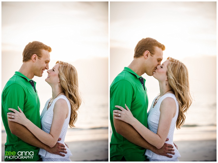 Naples Beach and garden engagement session by zee anna photography