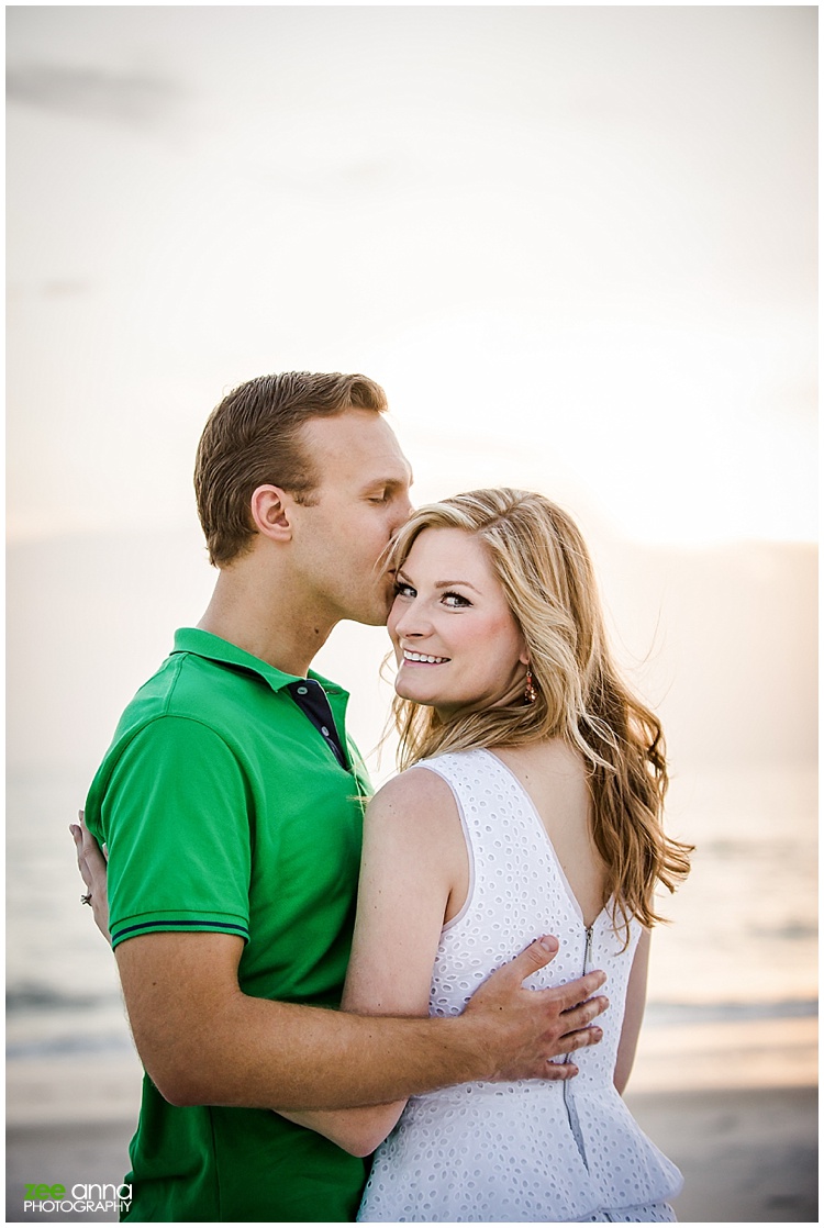 Naples Beach and garden engagement session by zee anna photography
