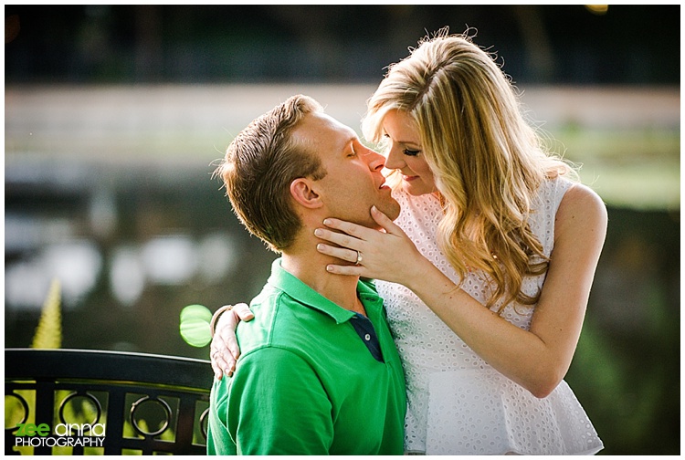 Naples Beach and garden engagement session by zee anna photography