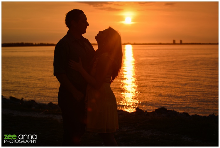 florida sunrise engagement session by zee anna photography