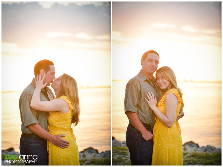 florida sunrise engagement session by zee anna photography