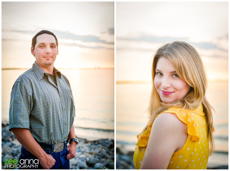 florida sunrise engagement session by zee anna photography