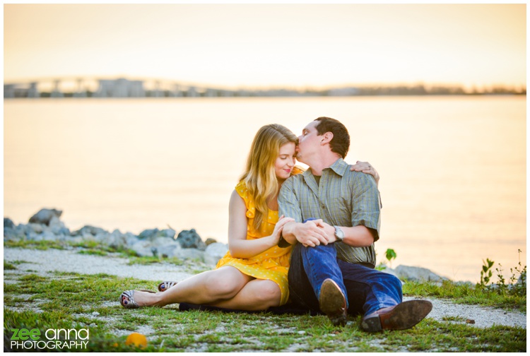 florida sunrise engagement session by zee anna photography