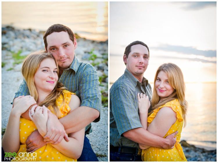 florida sunrise engagement session by zee anna photography