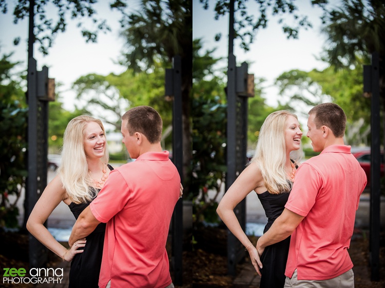  Downtown Naples Engagement Session by Zee Anna Photography