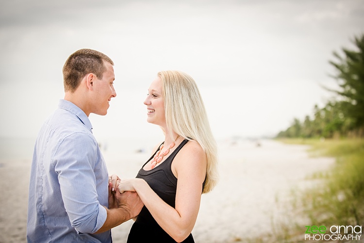  Downtown Naples Engagement Session by Zee Anna Photography