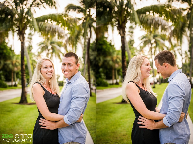  Downtown Naples Engagement Session by Zee Anna Photography