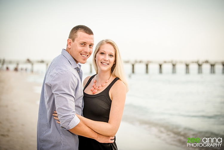  Downtown Naples Engagement Session by Zee Anna Photography