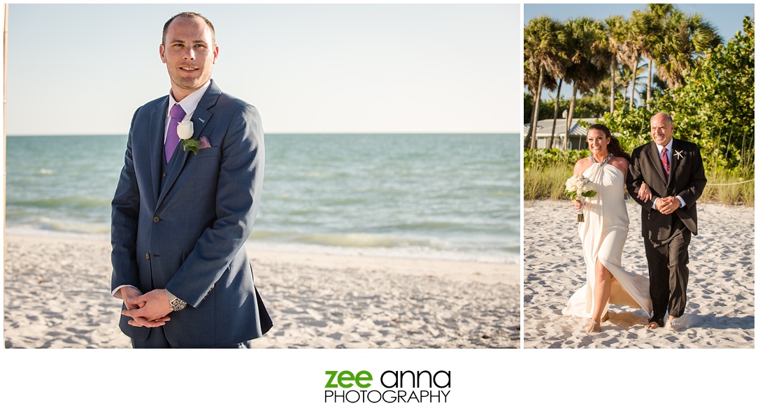 Naples Wedding at La Playa Beach Resort by Party Rox with Photography by Zee Anna Photography