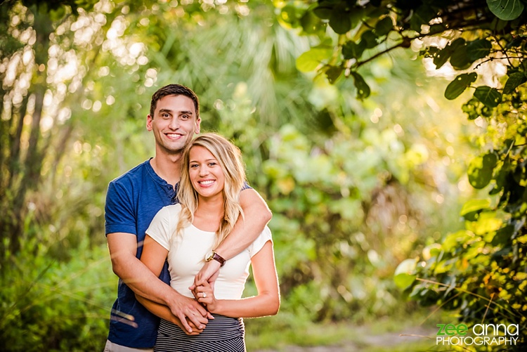 Fort Myers Beach Engagement session by Zee Anna Photography