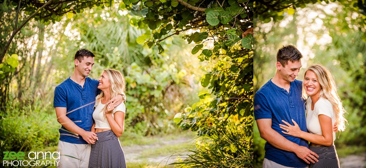 Fort Myers Beach Engagement session by Zee Anna Photography