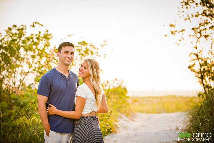 Fort Myers Beach Engagement session by Zee Anna Photography