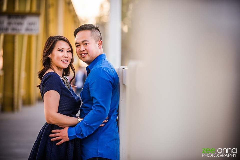 Sacramento Engagement Photography at Riverwalk by Zee Anna Photography