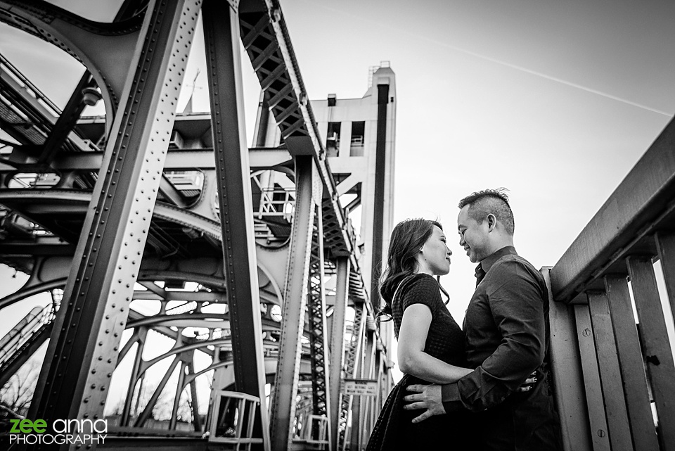 Sacramento Engagement Photography at Riverwalk by Zee Anna Photography