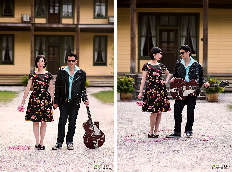 American Gothic Inspires Rock Gothic by Zee Anna Photography