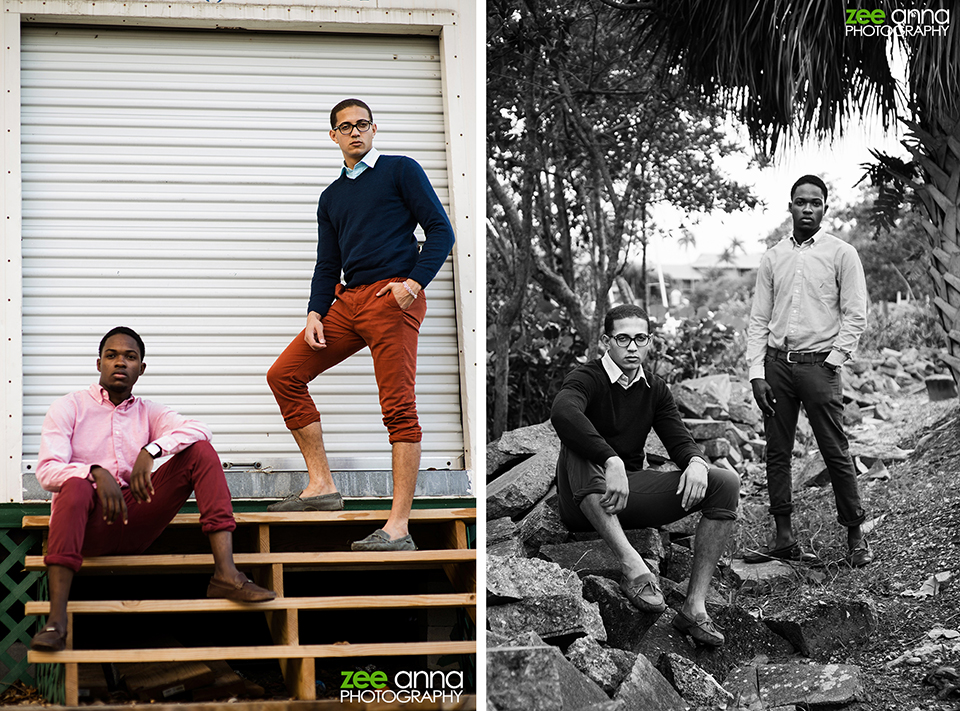 Men Lifestyle shoot in Naples Florida with Parker Lee and Hashani