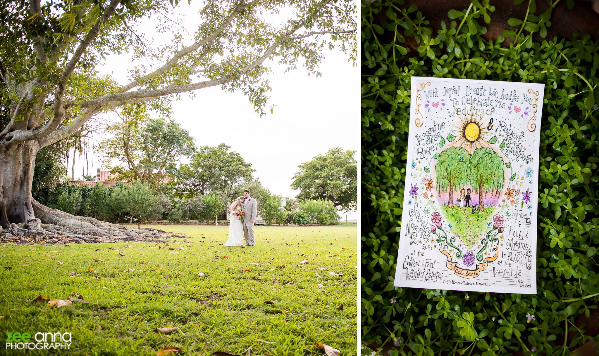 Edison and Ford Winter Estates Wedding