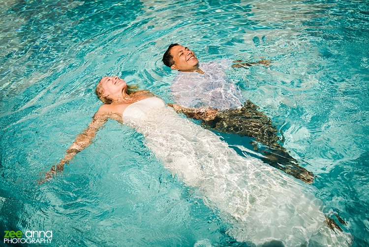 Underwater Anniversary shoot and beach shoot by Zee Anna Photography