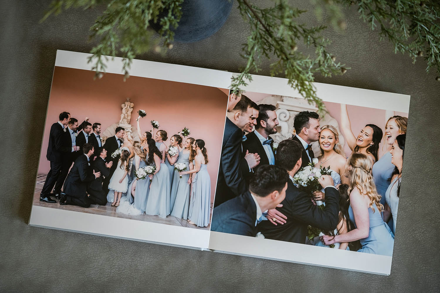 Fine art wedding photo album by Zee Anna Photography